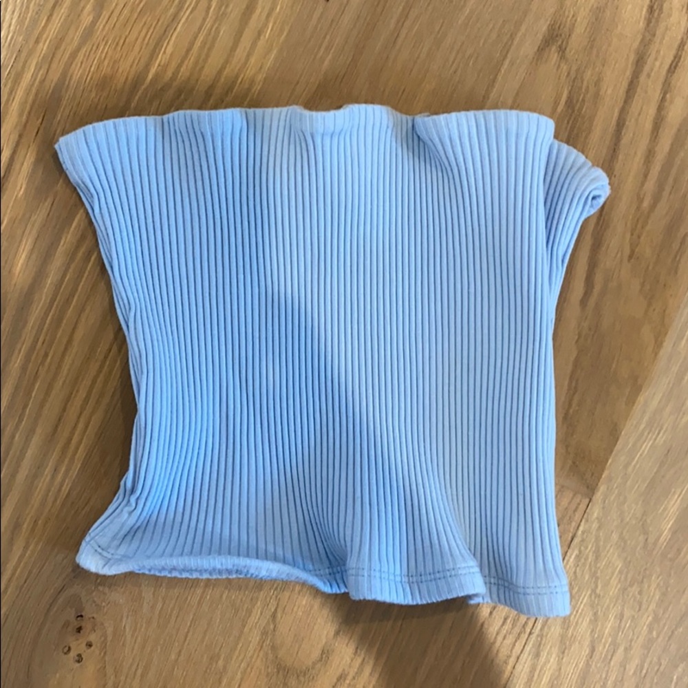 Baby Blue Tube Top
